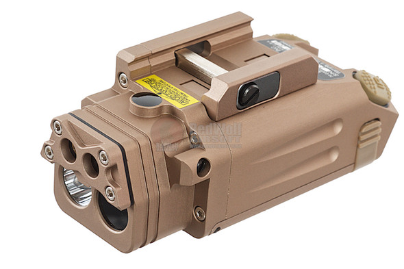 Blackcat Airsoft Tactical Flashlight for 20mm Rail - Tan