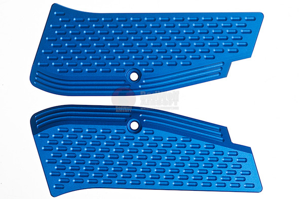 KJ Works CZ Shadow SP-01 GBB Airsoft Aluminum Hand Grip - Blue