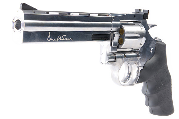 ASG Dan Wesson Airsoft Revolver 715 6 inch 6mm CO2 Version - Silver (by Wingun)