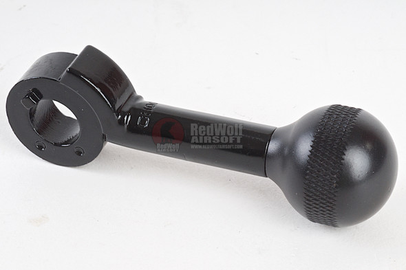 ARES Striker Cocking Handle (Zine Alloy CNC, Type 2) - Gloss Black