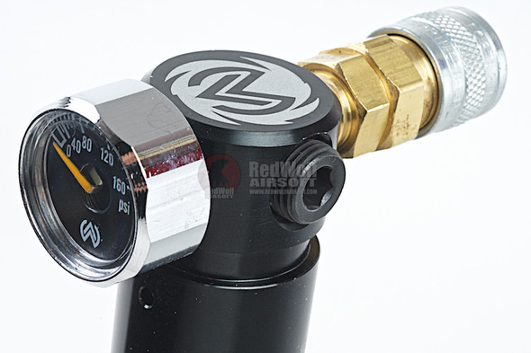 Wolverine Airsoft HPA Systems STORM Regulator OnTank with Remote line - Black