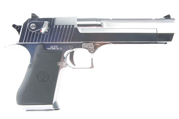 Tokyo Marui Desert Eagle .50AE Hard Kick Chrome Stainless GBB Airsoft Pistol