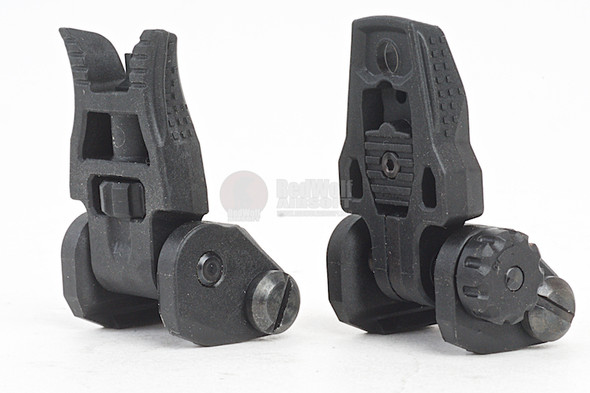 PTS EP Back Up Iron Sight Set (EP BUIS) Front & Rear - Black