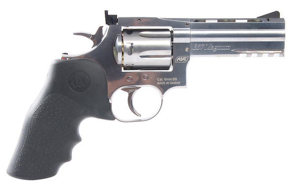 ASG Dan Wesson Airsoft Revolver 715 4 inch 6mm CO2 Version - Silver (by Wingun)