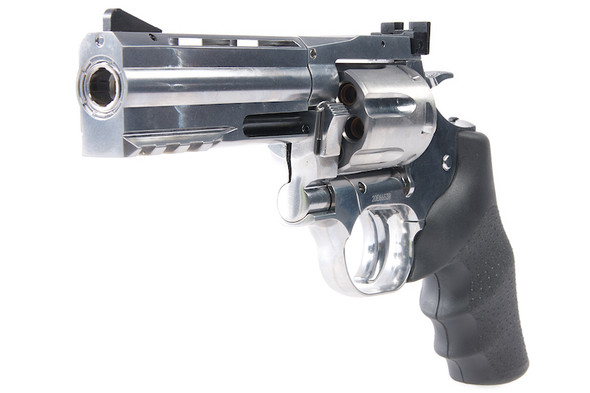 ASG Dan Wesson Airsoft Revolver 715 4 inch 6mm CO2 Version - Silver (by Wingun)