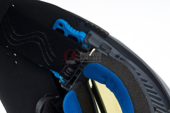 Dye Precision i5 Full Face Airsoft Mask Goggle System STORM - Black / Blue