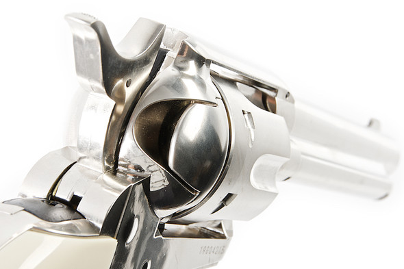 Umarex Revolver SAA .45 CO2 Revolver Metal (6mm, Nickel Pearl) - Cowboy Police Version (by WinGun)