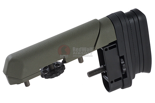 ARES Amoeba Striker Tactical Advanced Butt Pad with Cheek Pad - Olive Drab