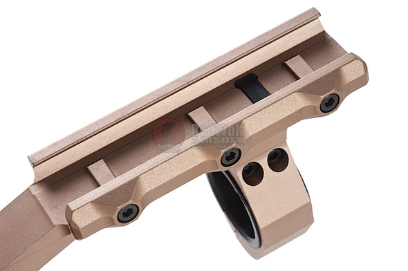 Blackcat Airsoft 25/30mm Short Dual Scope Mount - Tan