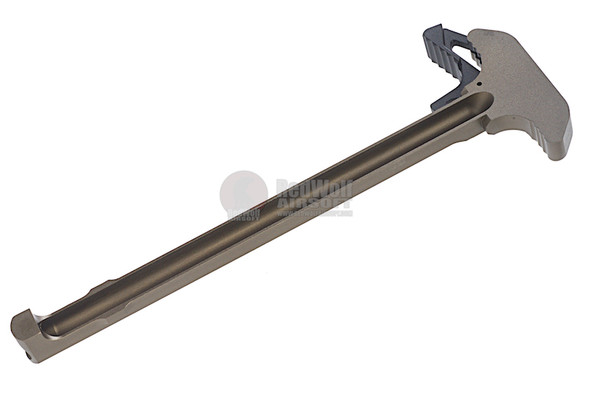 Strike Industries Charging Handle with Black Extended Latch Combo - FDE