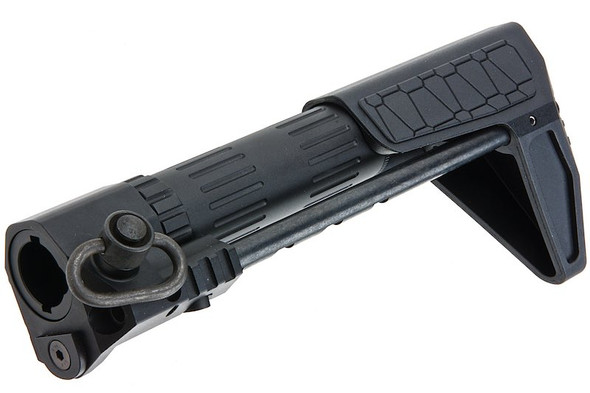 G&P PDW Stock (Slim) for Tokyo Marui & G&P M4 / M16 Metal Body Series (Snake, Black)