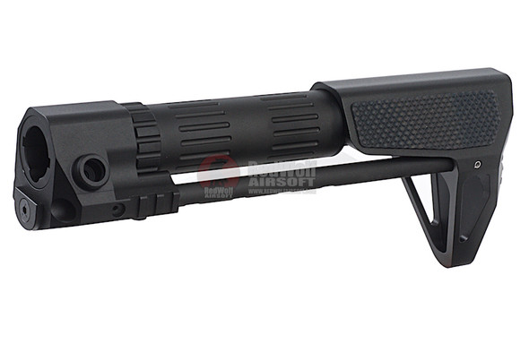 G&P PDW Stock (Slim) for Tokyo Marui & G&P M4 / M16 Metal Body Series (Checker, Black)