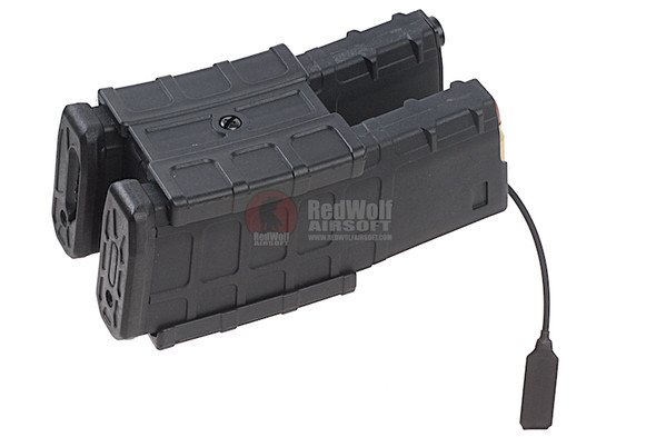 G&P M4 Magazine (700 rounds AEG Magazine, Hailstorm Dual Magazine) - Black