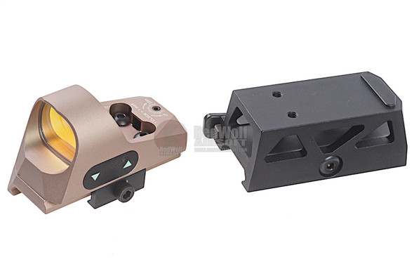 Blackcat Airsoft Romeo Style Red Dot Sight - Tan