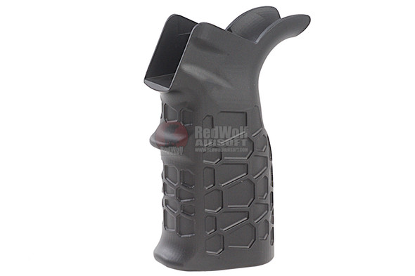 G&P Aluminum (CNC Process) Honeycomb Heat Sink Grip for Tokyo Marui & G&P M4 / M16 Series - Black