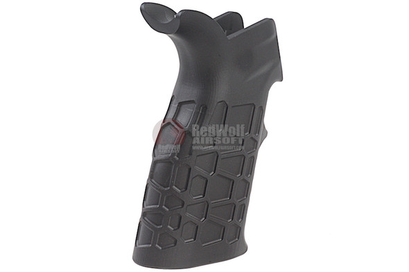 G&P Aluminum (CNC Process) Honeycomb Heat Sink Grip for Tokyo Marui & G&P M4 / M16 Series - Black