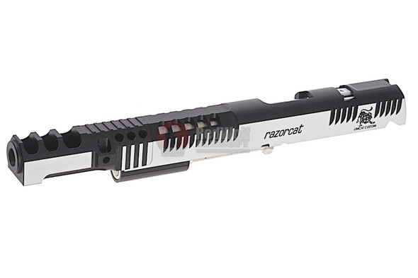 Gunsmith Bros CNC Aluminum Limcat Razorcat Open Slide Set for Tokyo Marui Hi Capa 5.1 - 2 Tone