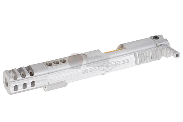 Gunsmith Bros SV Diamond Pattern Open Slide Set - Silver