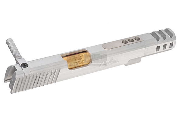 Gunsmith Bros SV Diamond Pattern Open Slide Set - Silver