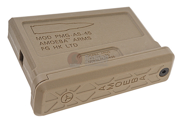 ARES Amoeba STRIKER Magazine (45 rounds, Short Type, for AS01 / AS02) - Dark Earth