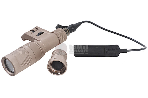 Blackcat Airsoft M300 Flashlight with Tactical IMF Mount - Tan