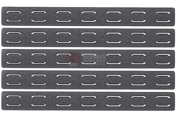 PTS BCM Keymod Rail Panel Kit (5.5 inc / 5 Pack) - Black