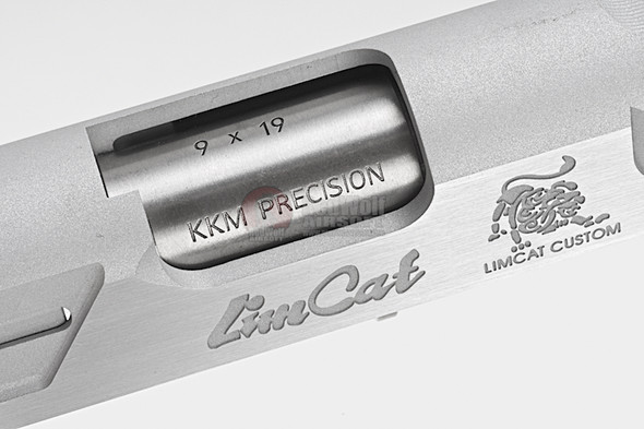 Gunsmith Bros CNC Aluminum Limcat Steel Cat Open Slide Set for Tokyo Marui Hi Capa 5.1 - Silver