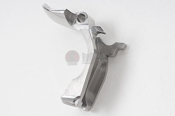 Gunsmith Bros SV Stype Steel Grip Safety for Tokyo Marui Hi Capa / 1911 Series - Silver