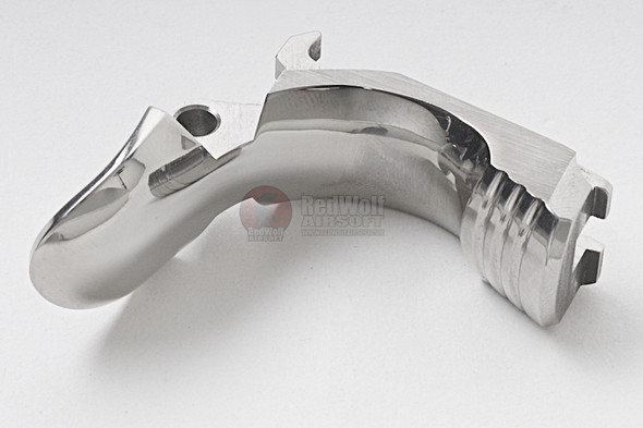 Gunsmith Bros SV Stype Steel Grip Safety for Tokyo Marui Hi Capa / 1911 Series - Silver