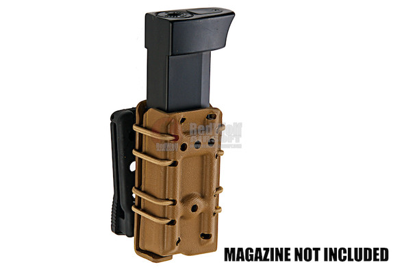 GK Tactical 0305 Kydex Single Stack Pistol Magazine Carrier - Coyote Brown