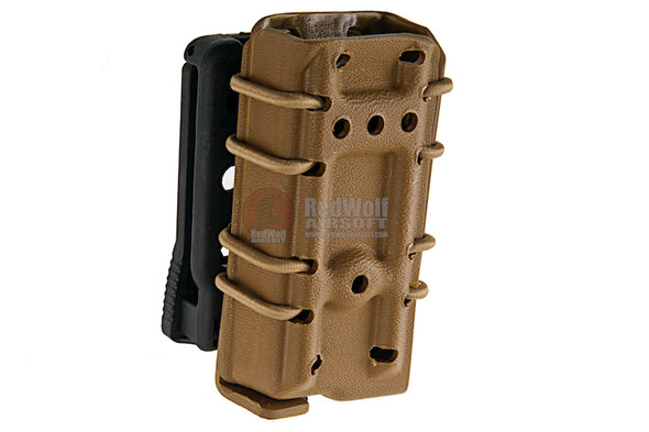 GK Tactical 0305 Kydex Single Stack Pistol Magazine Carrier - Coyote Brown