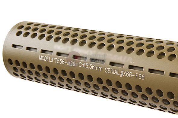 GK Tactical KAC QDC Suppressor (14mm CCW) - TAN