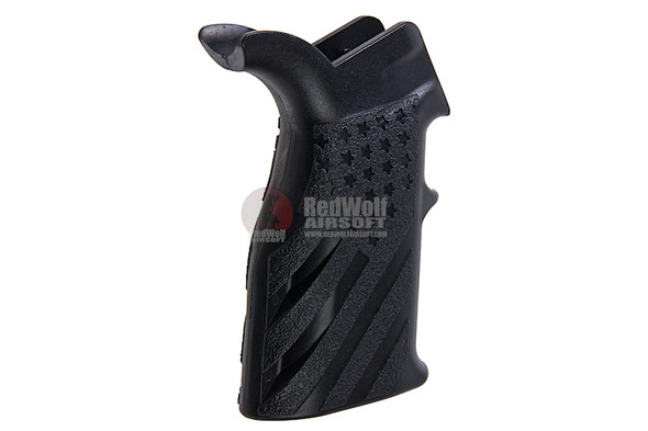 G&P M4 AEG Grip (US Flag, CNC) - Black