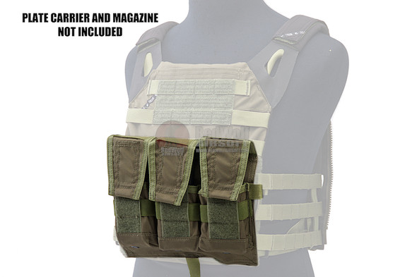 Crye Precision (By ZShot) AVS / JPC 7.62 Magazine Pouch (Ranger Green)