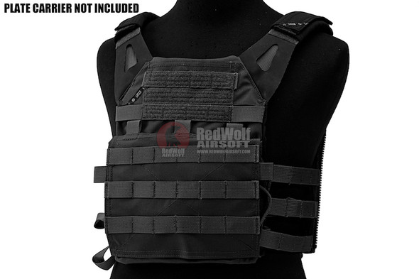 Crye Precision (By ZShot) Adaptive Vest System / Jumpable Plate Carrier Molle Front Flap (Black)