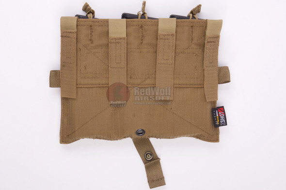 Crye Precision (By ZShot) AVS / JPC Molle Front Flap w/ Flat M4 Pouches (Coyote Brown)