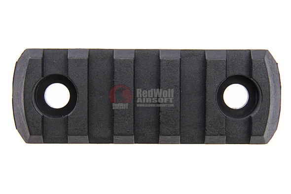 AABB M-LOK Nylon Picatinny Rail Sections 5 Slots - Black