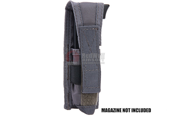TMC Single Pistol Magazine Vertical Pouch - Wolf Grey
