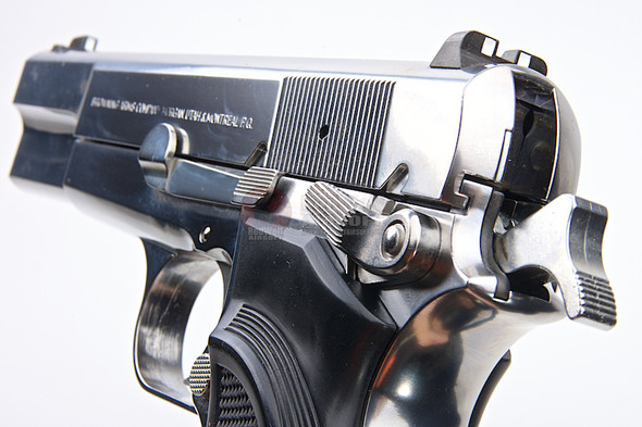 Tanaka Browning Hi-Power MK III Stainless GBB Airsoft Pistol