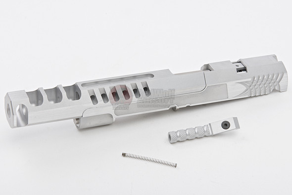 Gunsmith Bros Aluminum TWO TWO Open 6 inch for Tokyo Mauri Hi-Capa 5.1 GBB Pistol - Silver