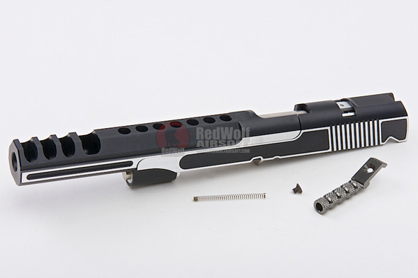 Gunsmith Bros Aluminum TWO TWO Open 7 inch for Tokyo Mauri Hi-Capa 5.1 GBB Pistol - 2 Tones