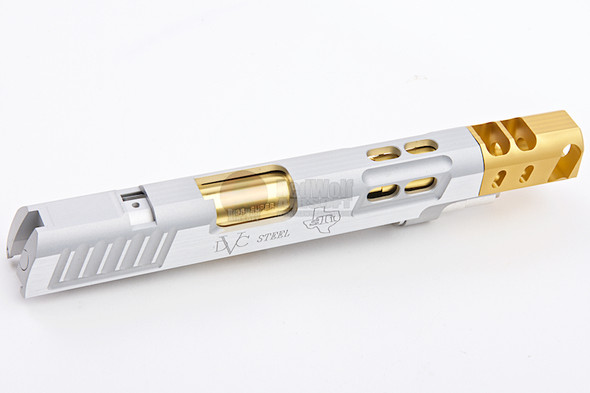 Gunsmith Bros STI DVC Steel Slide Set for Tokyo Marui Hi-Capa GBB Series - Silver