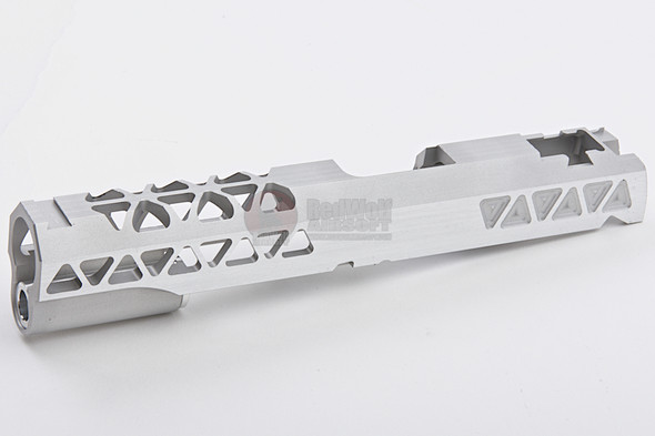 Gunsmith Bros Triangle Single Slide for Tokyo Marui Hi-Capa GBB Series - Silver