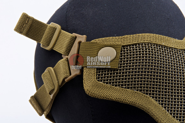 TMC V1 Strike Steel Half Mask 2018 - Khaki