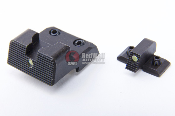 Crusader VFC VP9 Low Front & Rear Sight Set - Steel