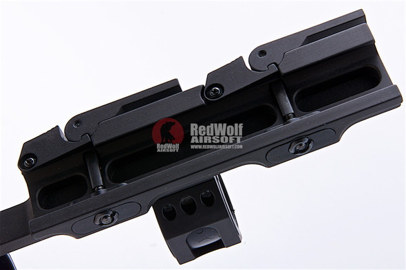 Blackcat Airsoft 25/30 mm QD Extension Dual Scope Mount - Black