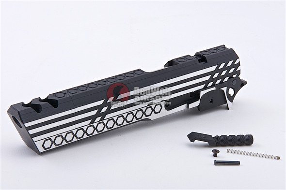 Gunsmith Bros CNC Aluminum Smoking Holes Open Slide Kit Set for Tokyo Marui Hi-Capa Series - Two