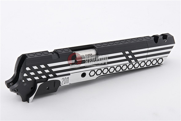 Gunsmith Bros CNC Aluminum Smoking Holes Open Slide Kit Set for Tokyo Marui Hi-Capa Series - Two