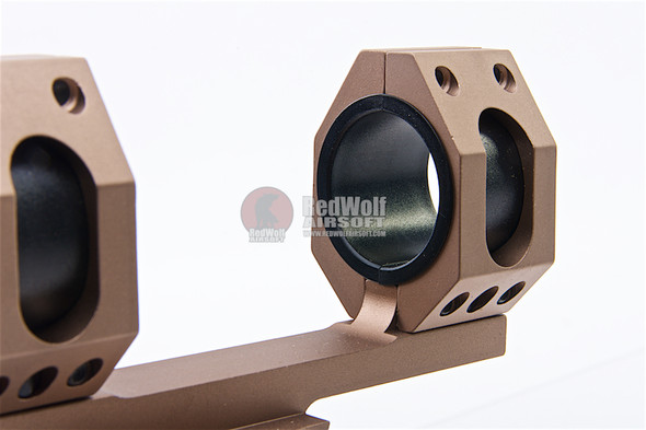 Blackcat Airsoft 25/30 mm QD Extension Dual Scope Mount - TAN