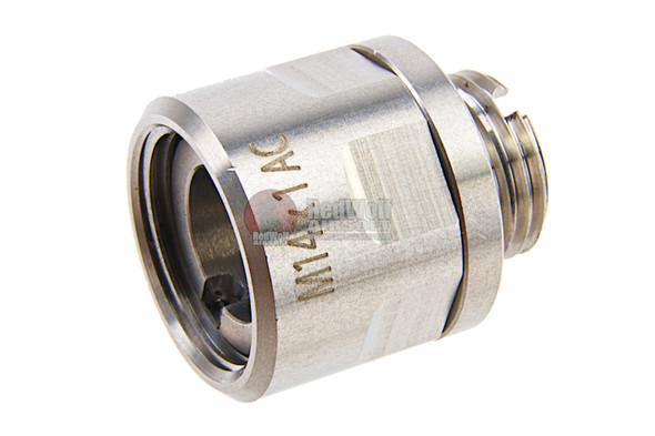 COWCOW Technology A01 Stainless Steel Silencer Adapter (11mm CW to 14mm CCW) - Silver